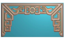 草龙夹子花镂空