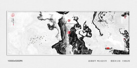 水墨电视背景墙