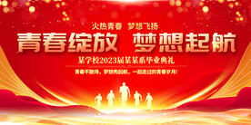 大学毕业典礼展板