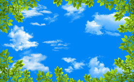 蓝天白云
