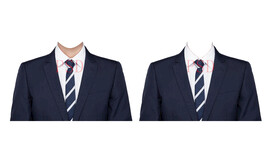 男西装正装证件照衣服psd