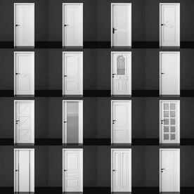 现代门 平开门 推拉门 玻璃门