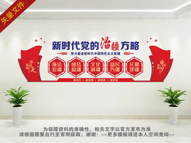 党的治疆方略背景墙