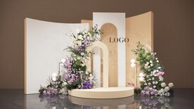 现代婚礼迎宾区