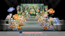 绿色婚礼仪式区