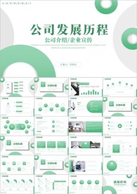 公司发展历程ppt