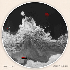 别墅玄关装饰画