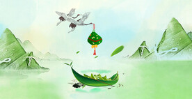 端午节竹叶龙舟赛