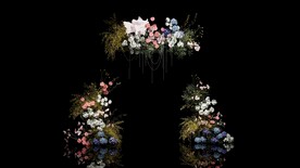 婚礼花艺su模型