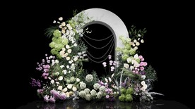 婚礼花艺su模型