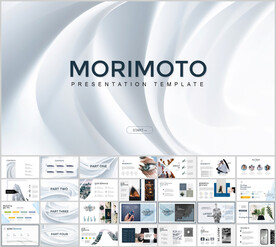 白色极简商务ppt模板.