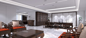 总经理办公室设计案例效果图