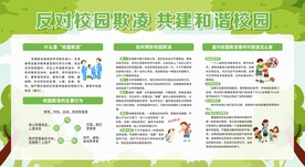 预防校园欺凌展板