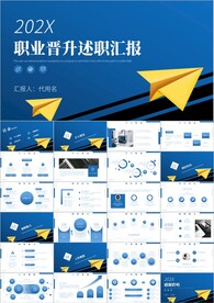 职业晋升述职汇报ppt