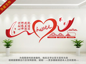 党在我心中背景墙