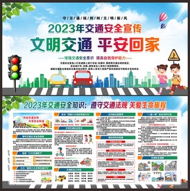 交通安全知识宣传栏