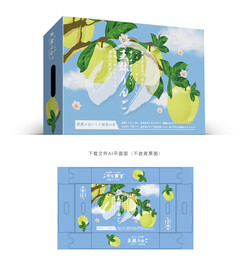 日本青苹果包装