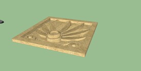 广场雕塑装饰模型图片