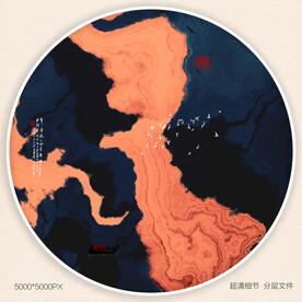 抽象水墨装饰画