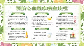 预防心血管疾病宣传栏