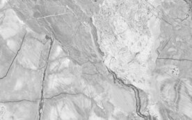 灰色大理石电视背景墙