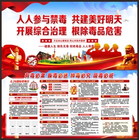 禁毒展板
