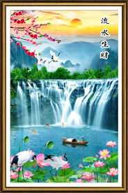 源远流长山水画