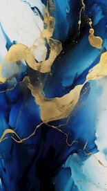 蓝色抽象金箔背景