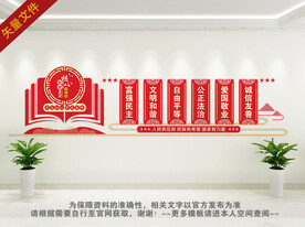 社会主义核心文化墙