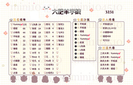 米白色卡通海报