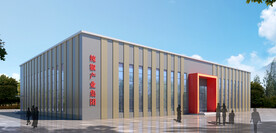 展厅建筑外观设计案例效果图