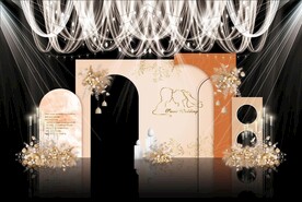 香槟色婚礼背景