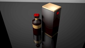 c4d白酒包装