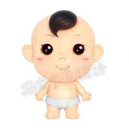卡通宝宝立体版