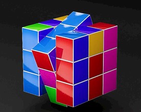 3D魔方旋转动画完整工程未C