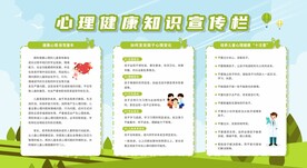 心理健康知识科普宣传栏
