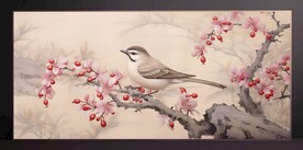 山水画装饰画无框画