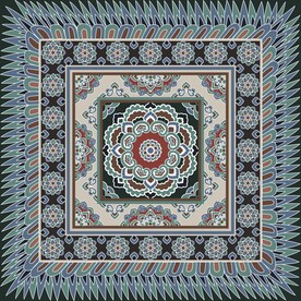 敦煌莫高窟盛唐团花纹藻井