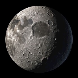 网红月球灯箱素材