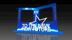 科技感 品牌墙 签到