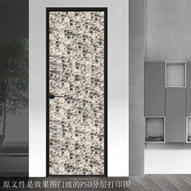高清分层平开门打印图
