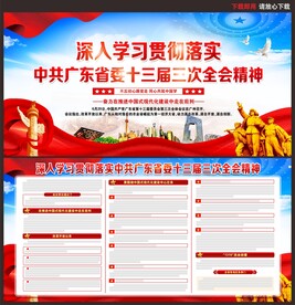 广东省委十三届三次全会