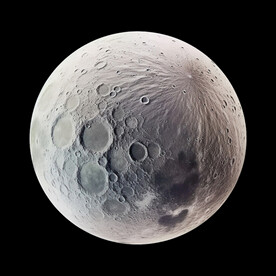 月球表面灯箱素材