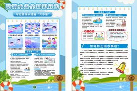 防溺水宣传单 四牢记 六不准