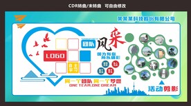 员工风采宣传展板