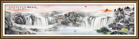 巨幅山水风景画
