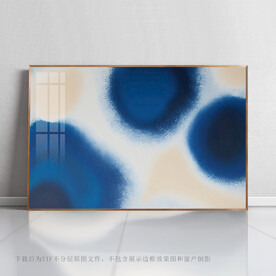 蓝色抽象艺术底纹