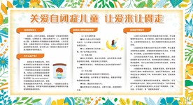 自闭症孤独症展板