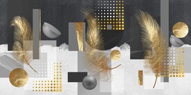 高端黑白几何装饰画