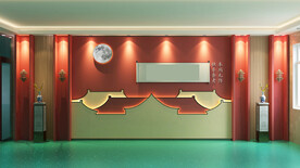 中式美陈形象墙